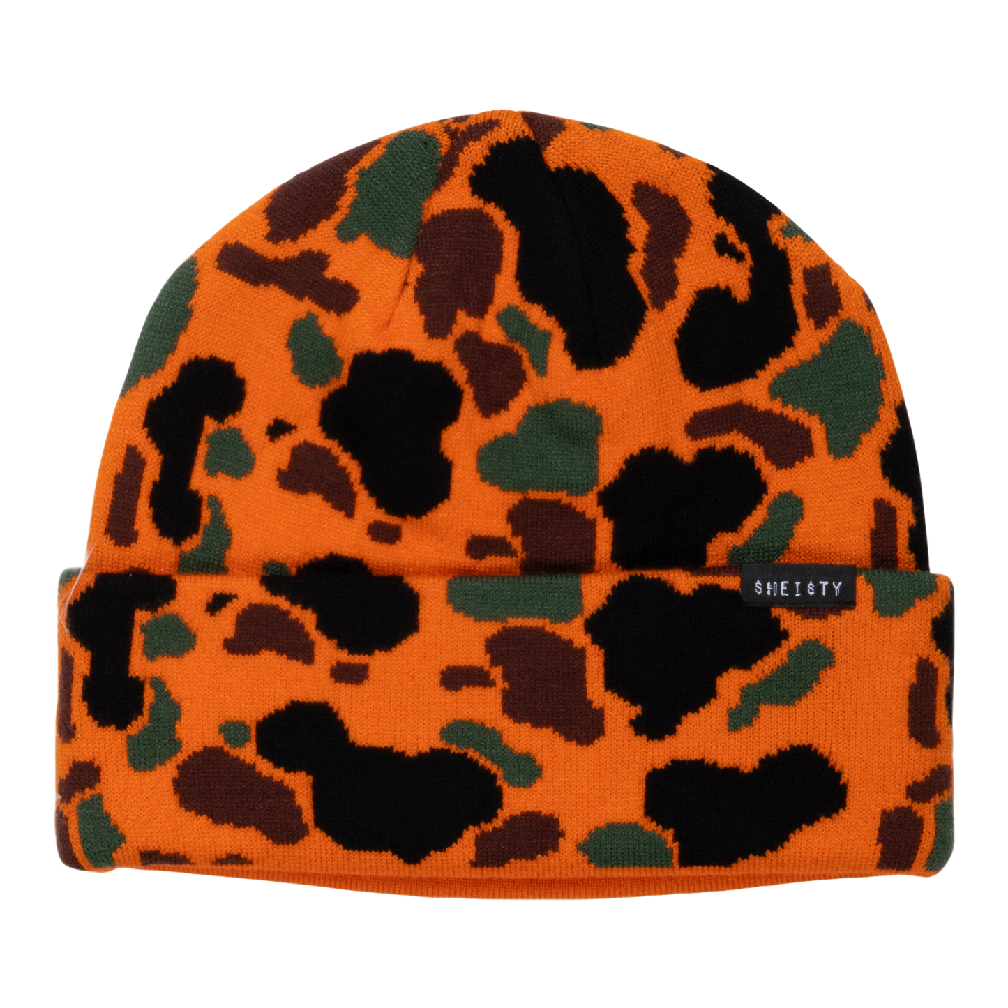 DUCK CAMO ORANGE BEANIE