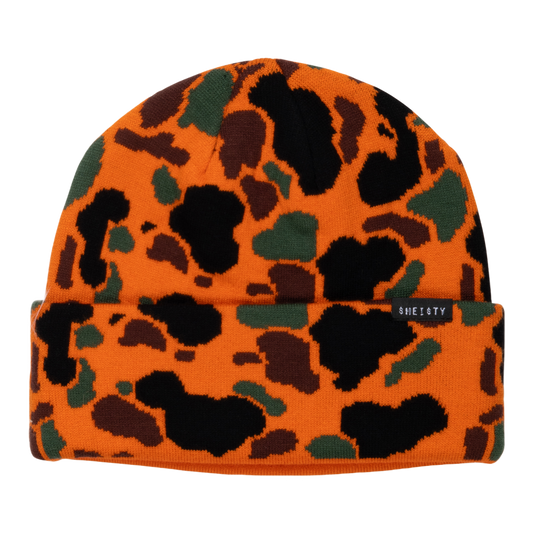 DUCK CAMO ORANGE BEANIE