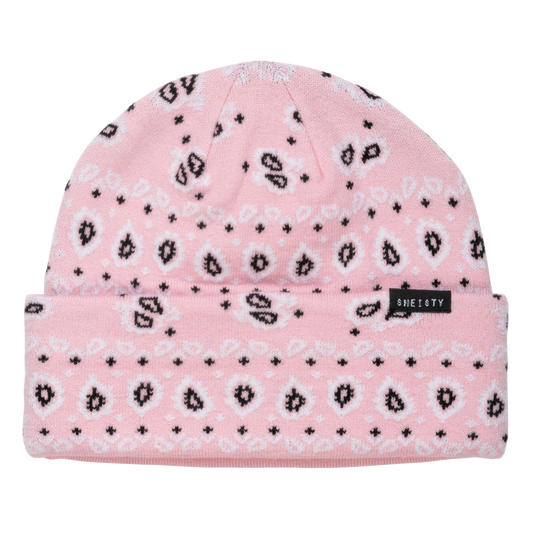 PAISLEY PINK BEANIE