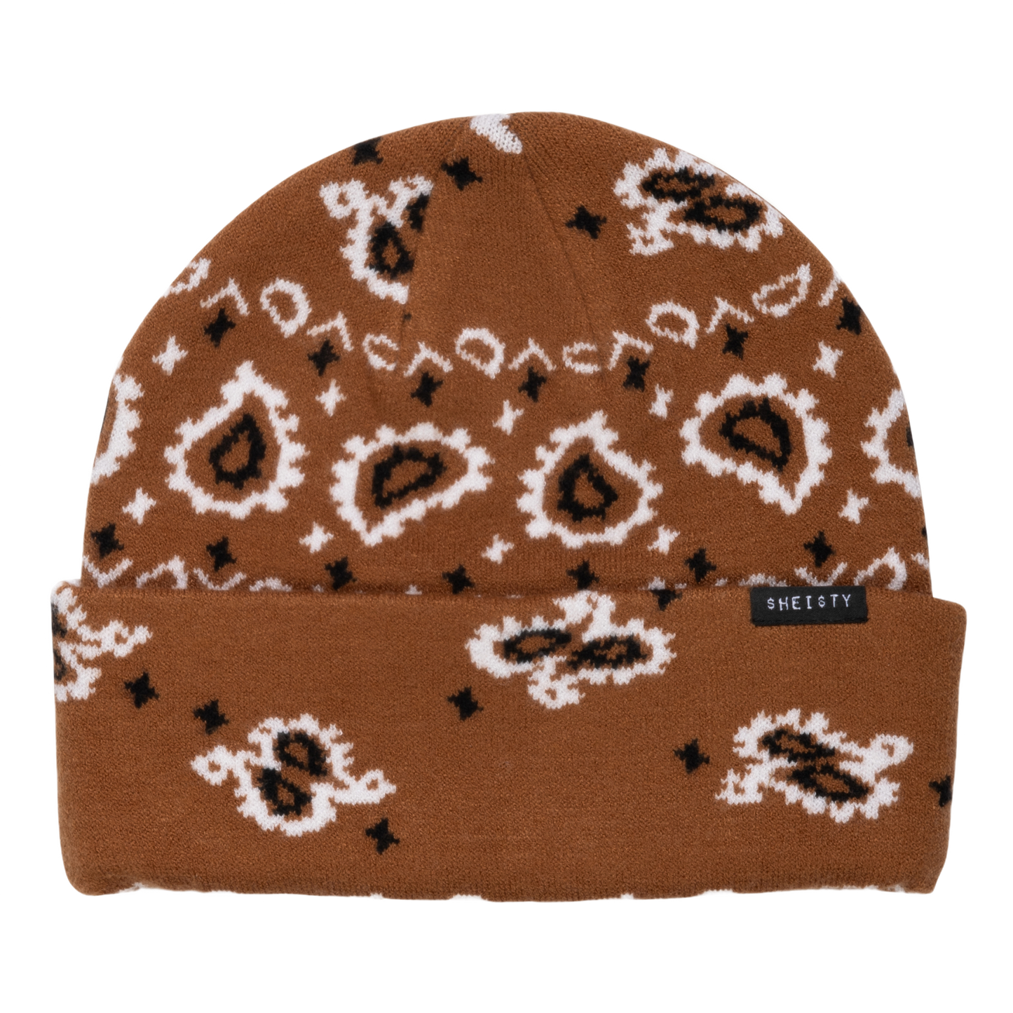 PAISLEY BROWN BEANIE