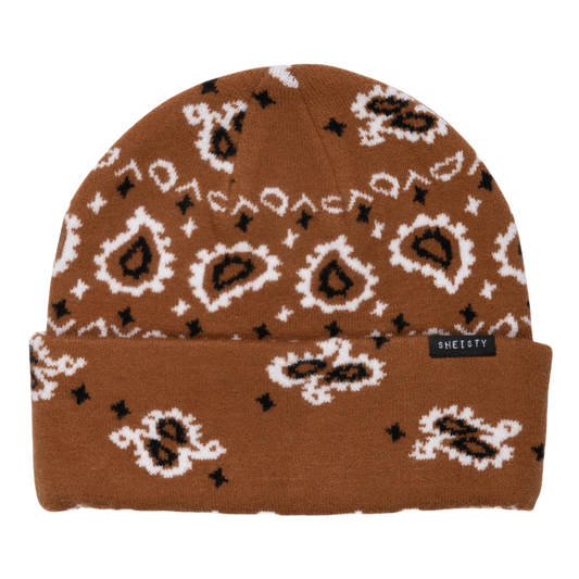 PAISLEY BROWN BEANIE